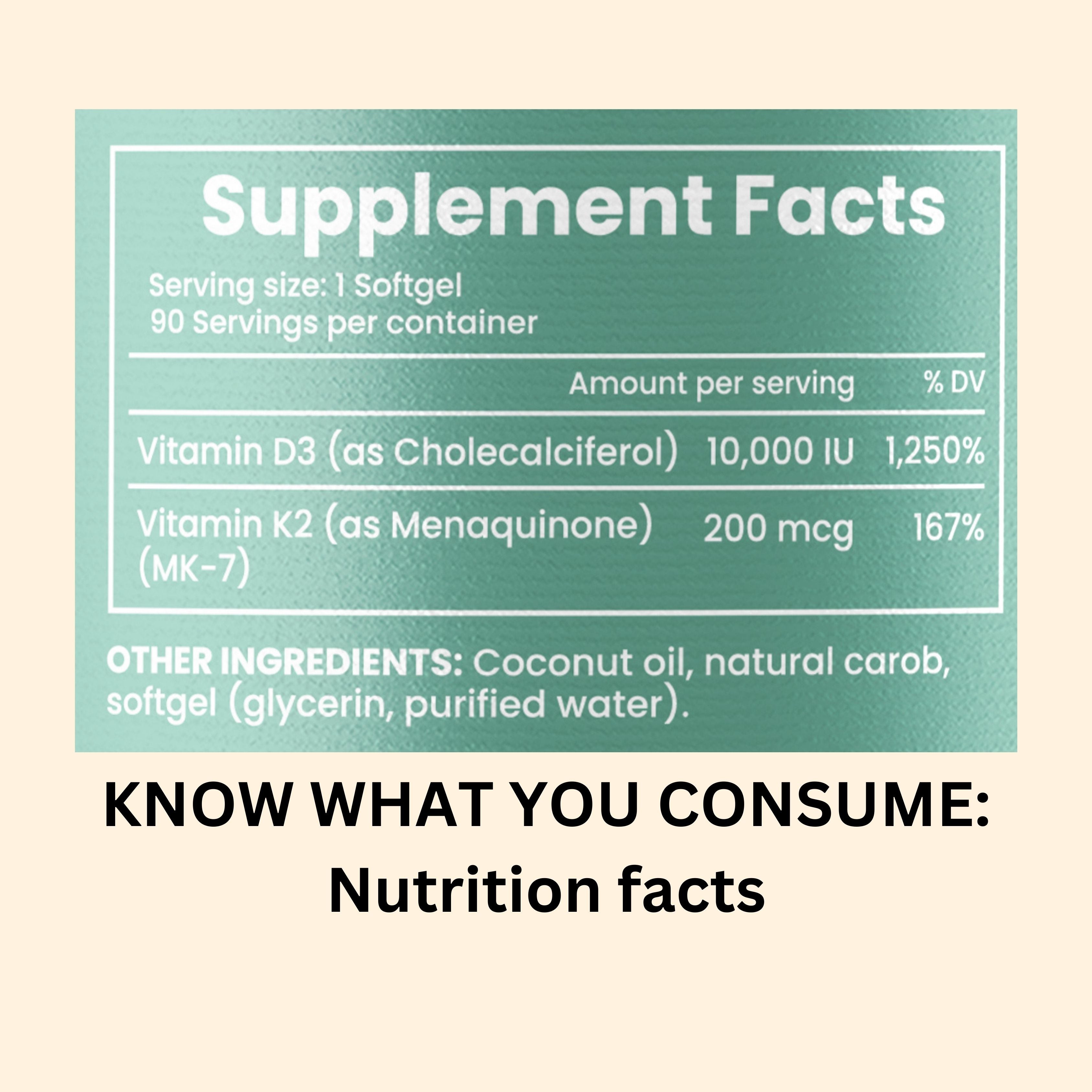 supplement facts 